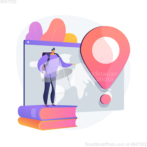 Image of International tourism vector concept metaphor