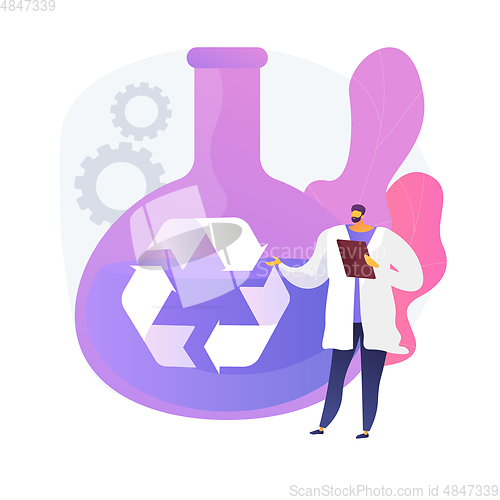 Image of Pharmaceutical research vector concept metaphor.
