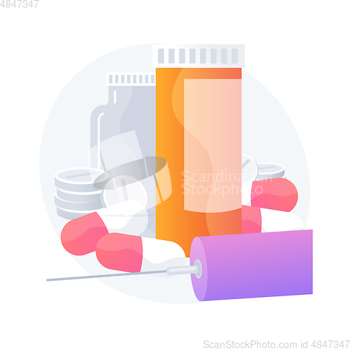 Image of Medications prescription vector concept metaphor