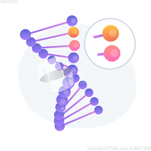 Image of Genome modification vector concept metaphor