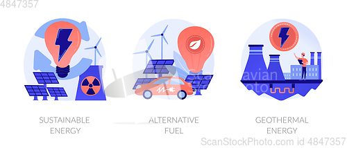 Image of Smart energy system vector concept metaphors.