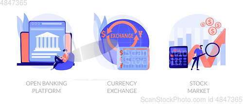 Image of Financial system vector concept metaphors
