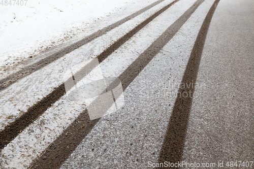 Image of Road under the snow