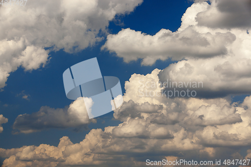 Image of Blue sky, close-up