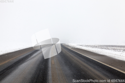 Image of Road under the snow