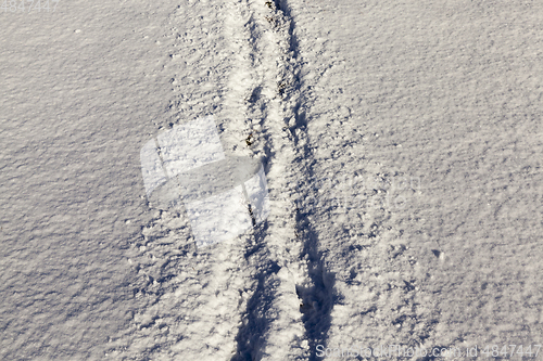 Image of Footprints of a man