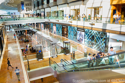 Image of  Shopping mall Marina Bay Singapore