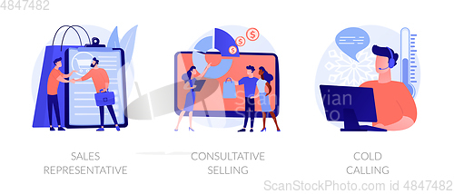 Image of Marketing strategies vector concept metaphors.