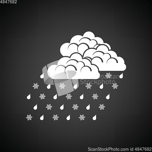 Image of Rain with snow icon