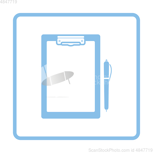 Image of Tablet and pen icon