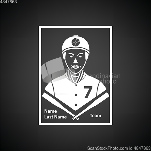 Image of Baseball card icon