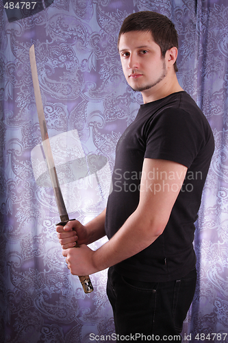 Image of Man and katana