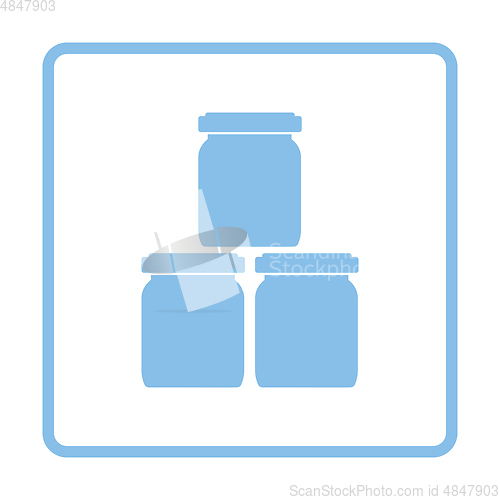 Image of Baby glass jars icon