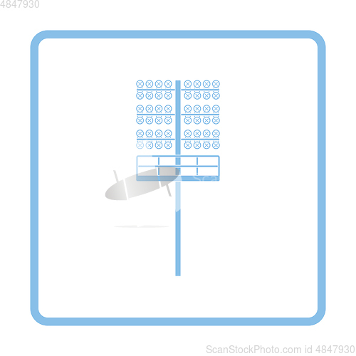 Image of Soccer light mast  icon