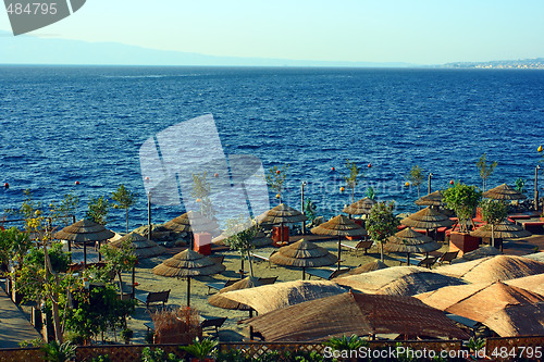 Image of Fancy beach in sunset