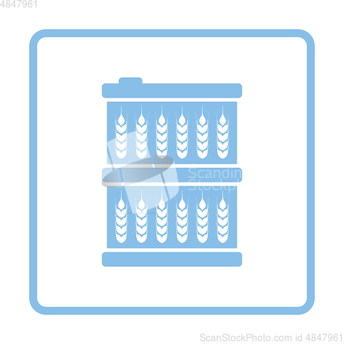 Image of Barrel wheat symbols icon