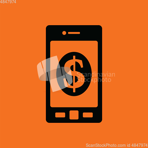 Image of Smartphone with dollar sign icon