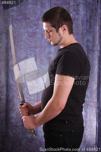 Image of Man and katana