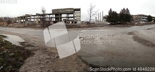 Image of collapsed building