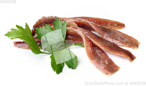 Image of canned anchovy fillets