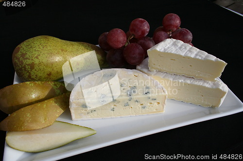 Image of Cheese and fruit