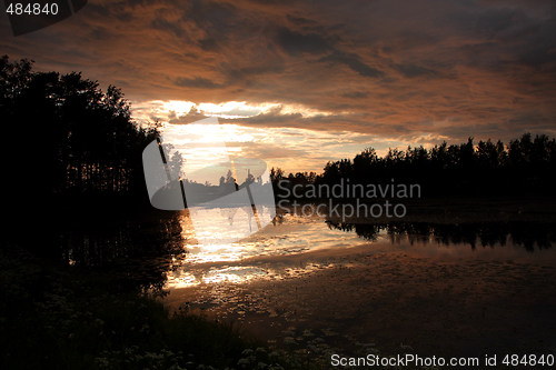 Image of Lake at sunset