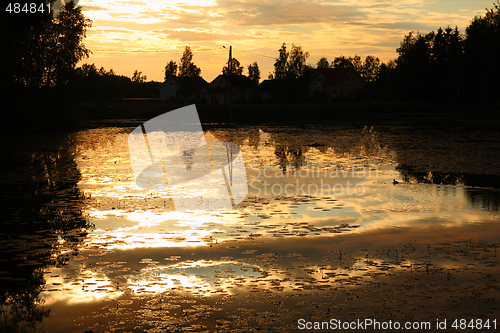 Image of Lake at sunset