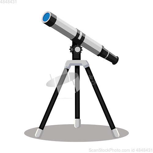 Image of Telescope vector illustration on white background