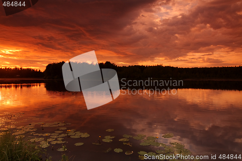 Image of Lake at sunset