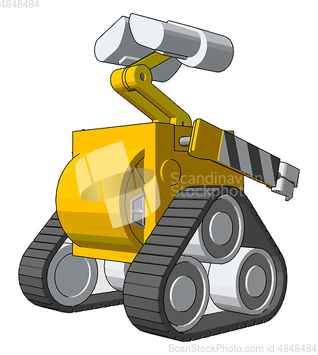Image of A beautiful doll picture vector or color illustration