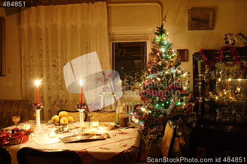 Image of Table at Christmas