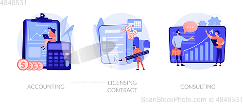 Image of Banking services vector concept metaphors