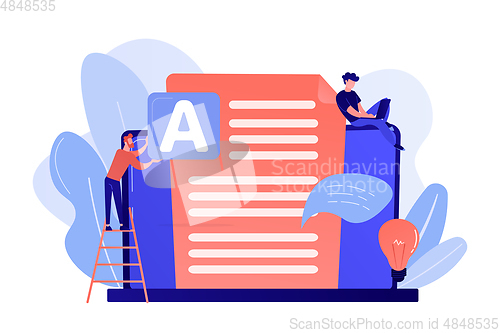 Image of Copywriting concept vector illustration.