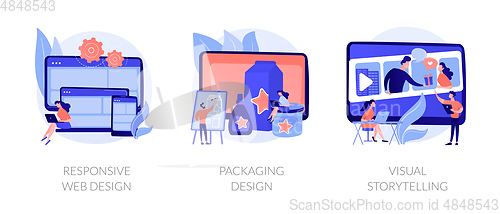 Image of Design services vector concept metaphors.