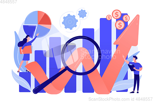Image of Competitive analysis concept vector illustration