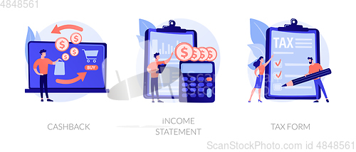 Image of Banking documentation vector concept metaphors