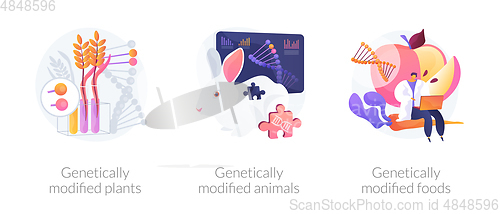 Image of Gene modification vector concept metaphors.