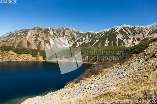 Image of Beautiful landscape in tateyama of Japan