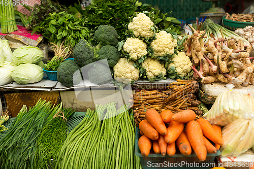 Image of Vegetable in wet market