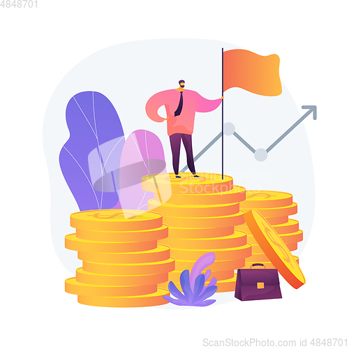 Image of Business success vector concept metaphor