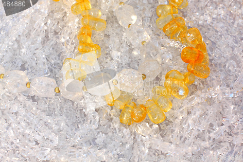 Image of Citrine and crystal rock