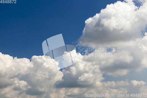 Image of Blue sky and clouds