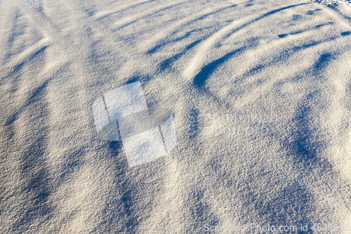 Image of snow-covered soil