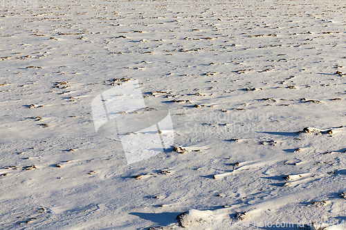 Image of land covered with snow