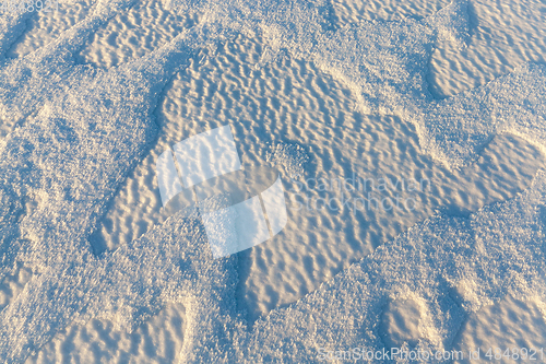 Image of Snow drifts in winter