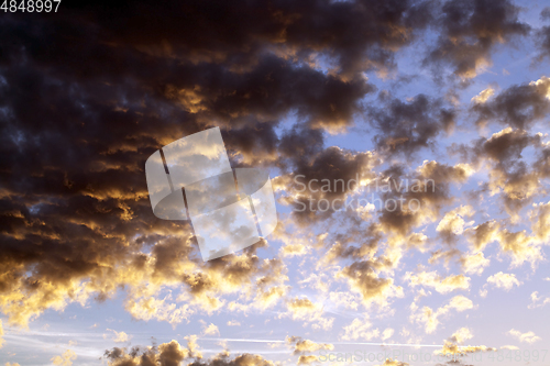 Image of the sky at sunset