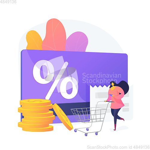 Image of Loyalty program vector concept metaphor