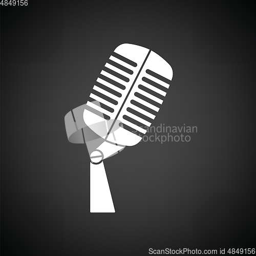 Image of Old microphone icon