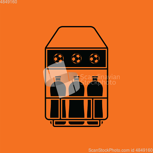 Image of Soccer field bottle container  icon