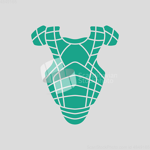 Image of Baseball chest protector icon